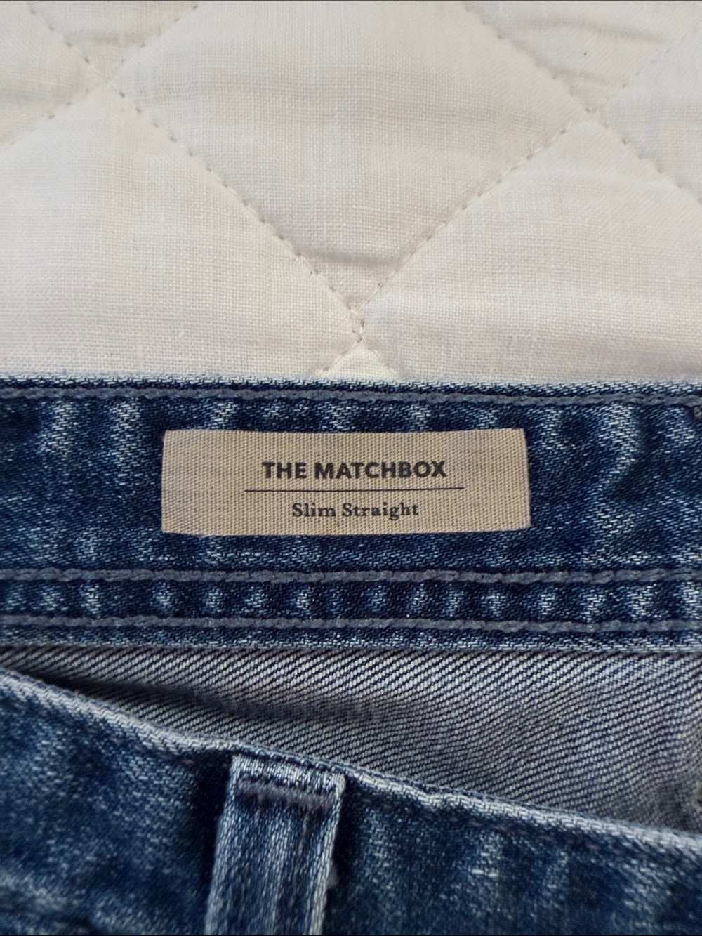 Ag Adriano Goldschmied Straight-Leg Jeans in Dark Blue Wash - Picture 2 of 7